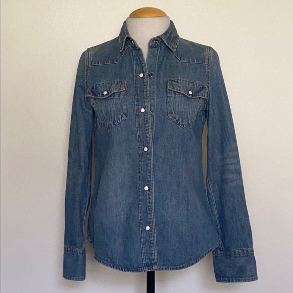 J.Crew denim button down shirt